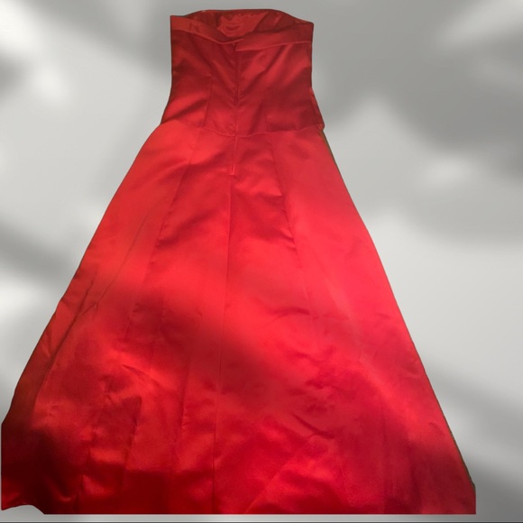 Vintage 2003 Prom/ spring formal/ bridesmaid dress- cherry red size 7/8 by Jump - Picture 6 of 7